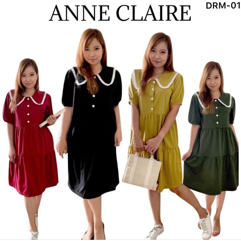 ANNE CLAIRE Dress Matross DRM-01 • Namie Series  • - dress kerah - dress anne claire - daster rumah 