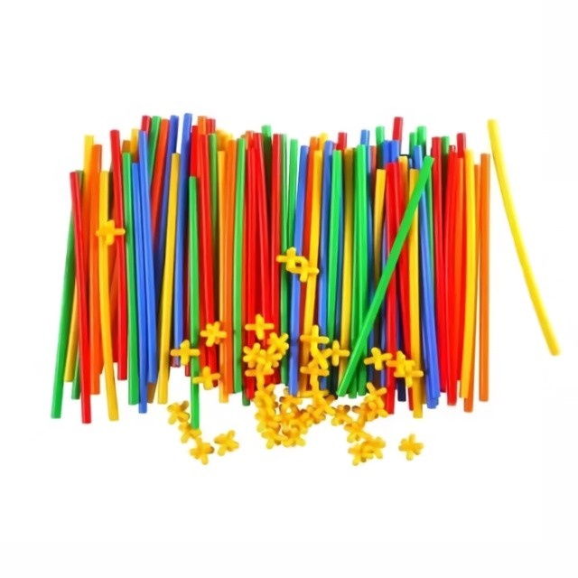 BIG SALE - Mainan Edukasi Pipa Sedotan Puzzle Magic Straws isi 150 pcs SH292 //kado mainan anak// mainan murah /mainan monotoring anak//mainan puzzle