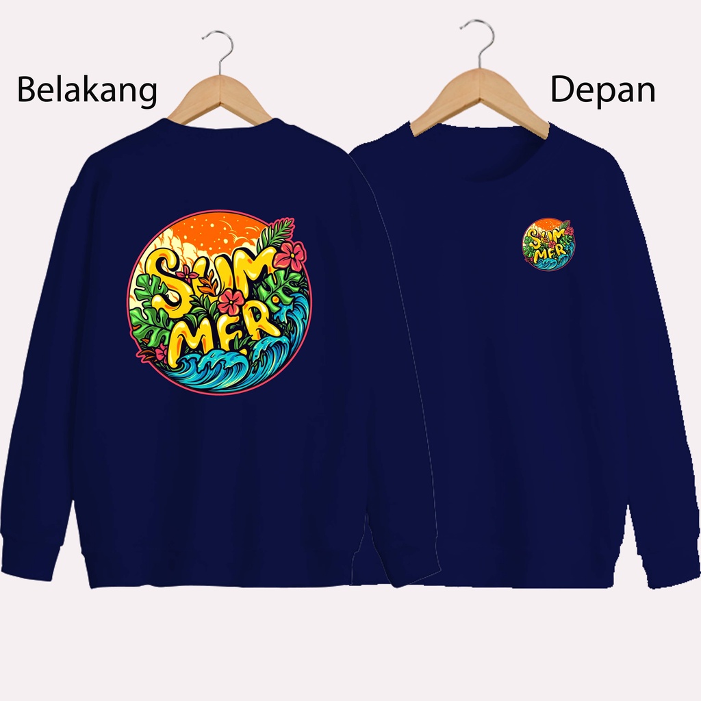 SWEATER UNISEX DB SUMMER PRIA DAN WANITA  SWEATER JUMBO