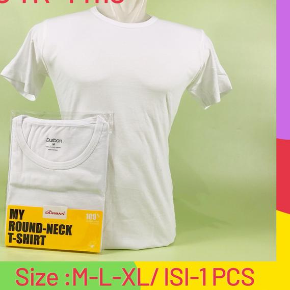 Kaos Dalam DURBAN SPORT 14110 PUTIH ISI 1 - M
