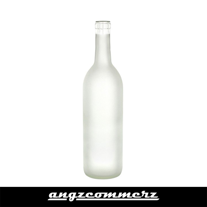 Botol Minuman Soda Kaca Buram Bottle Slim Frosted Glass 750 ml