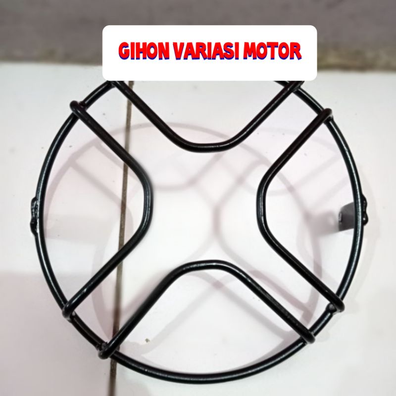 COVER LAMPU VARIASI DEPAN YAMAHA XSR TUTUP LAMPU DEPAN YAMAHA XSR 155 TRALIS GRILL MOTOR XSR
