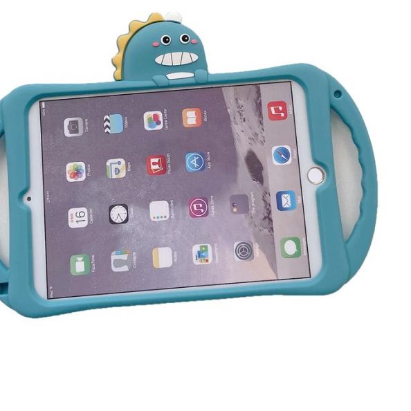 Soft case silikon mini 1 2 3 4 5 karakter anak minnie dino - IPAD MINI 123, DINO HANDLE