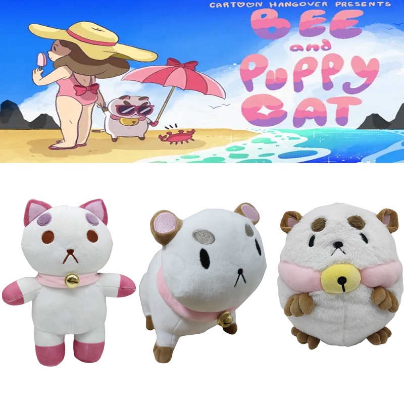 Cozy Bee And Puppycat Boneka Binatang Lembut Untuk Anak-Anak