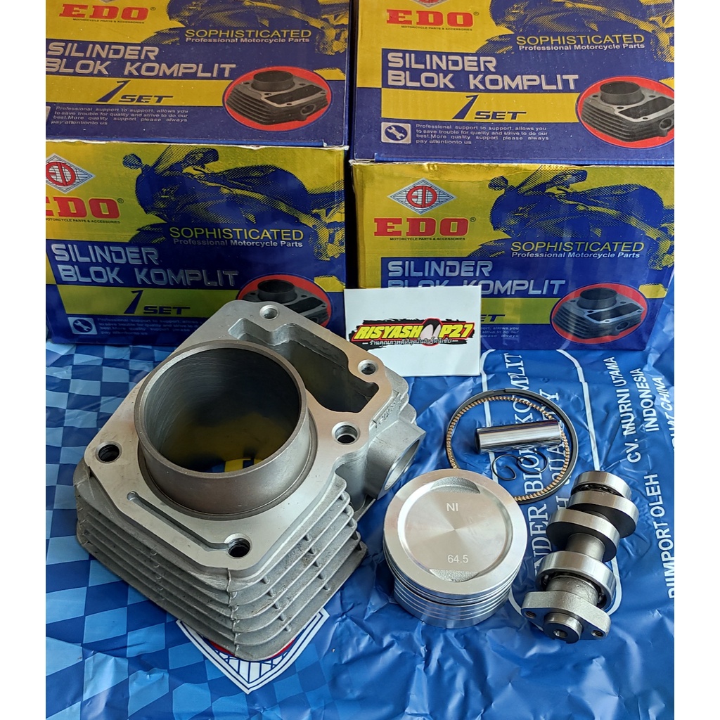 Paket Bore Up Mp Mono Verza CRF150 L piston 64.5 mm 70 mm Set Noken As Racing