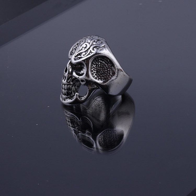 Cincin Desain Tengkorak Untuk Pria