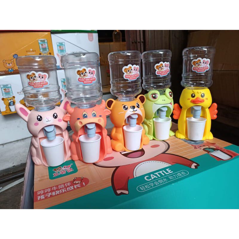 Dispenser mini mainan anak karakter / Mini Galon Dispenser Karakter - Random