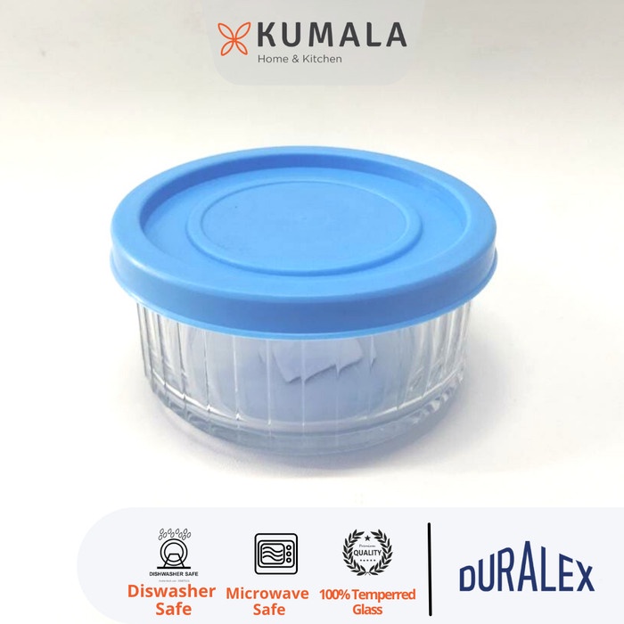 Duralex Ramekin 10 Cm/240 Ml / Mangkok Sambel / Wadah Kaca Tutup Isi 2