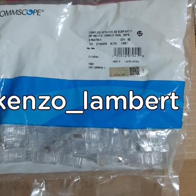 AMP (commscope) konektor rj45 cat 5e ORIGINAL /konektor cat5e/rj 45