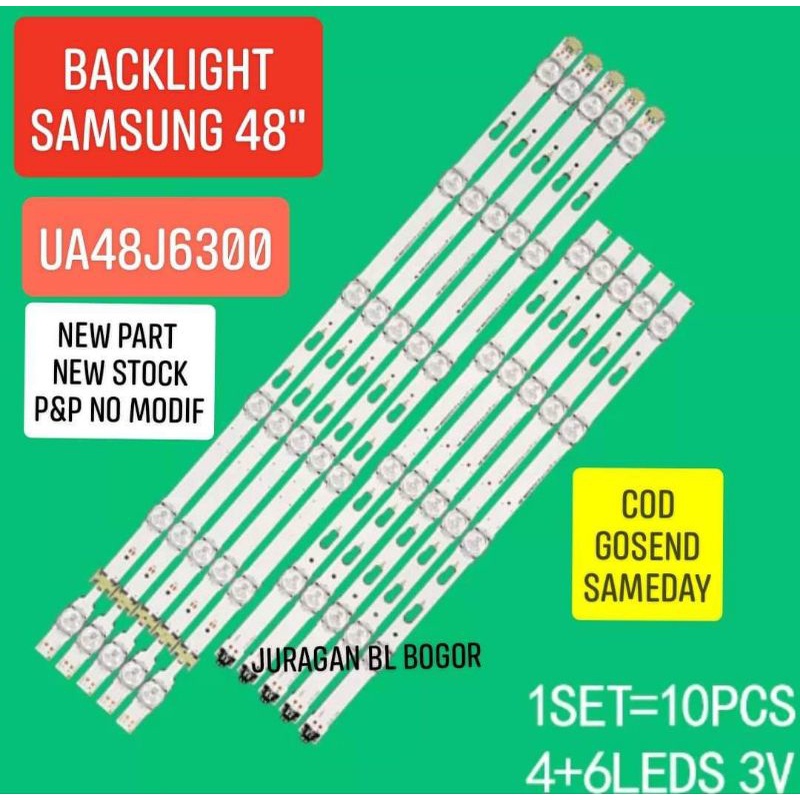 LAMPU LED BL BACKLIGHT SAMSUNG TV UA48J6300 UA48J6300AK 48J6300