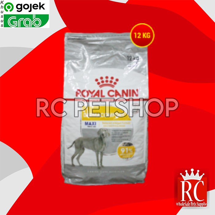 GOSENDMakanan Anjing Royal Canin Maxi Dermacomfort Sensitive Skin 12kg