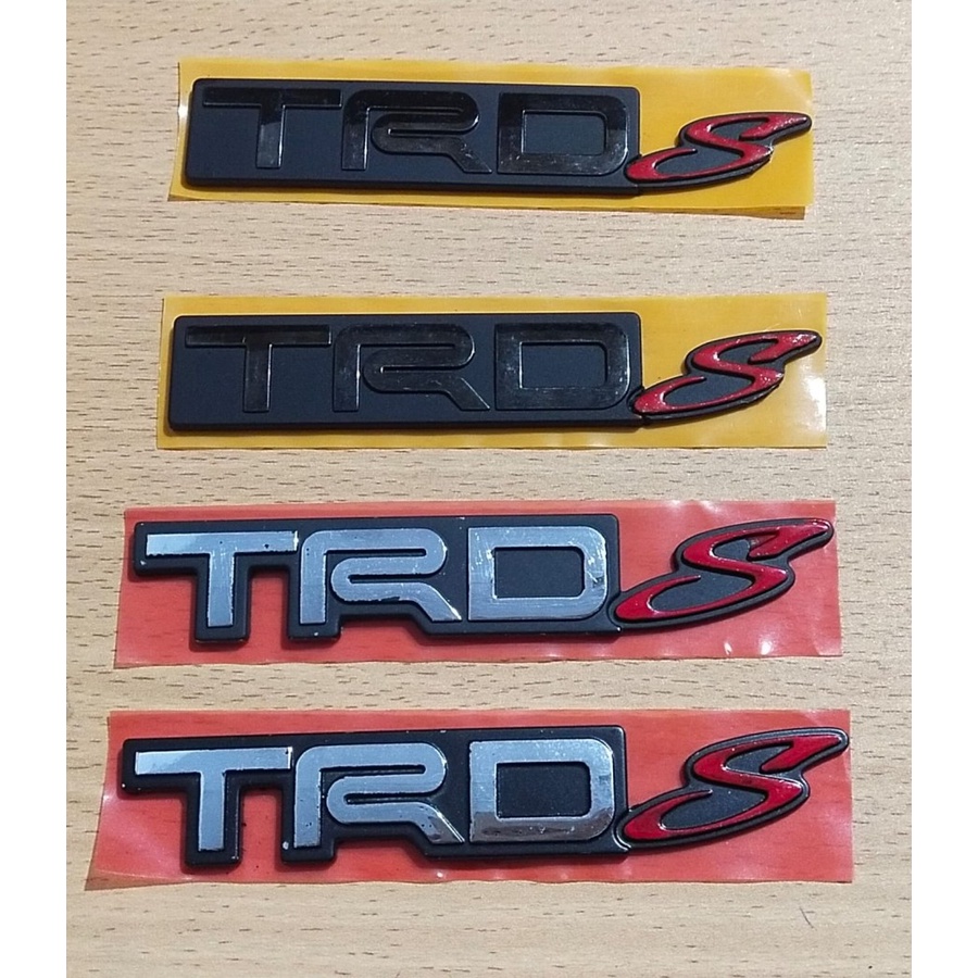 Emblem Mobil Logo Tulisan TRD S Agya Original