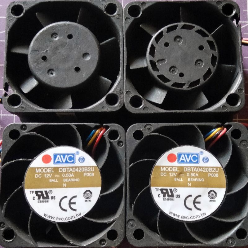 FAN 4X4 DC 12V KIPAS HIGH SPEED 4CM TEBAL 2CM