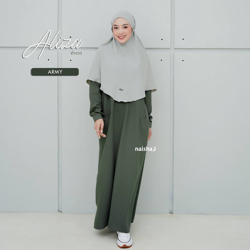 Aliza Dress / Linen Dress Basic / Linen Maxi Dress / Dress Basic / Dress Terbaru / Dress Premium / D