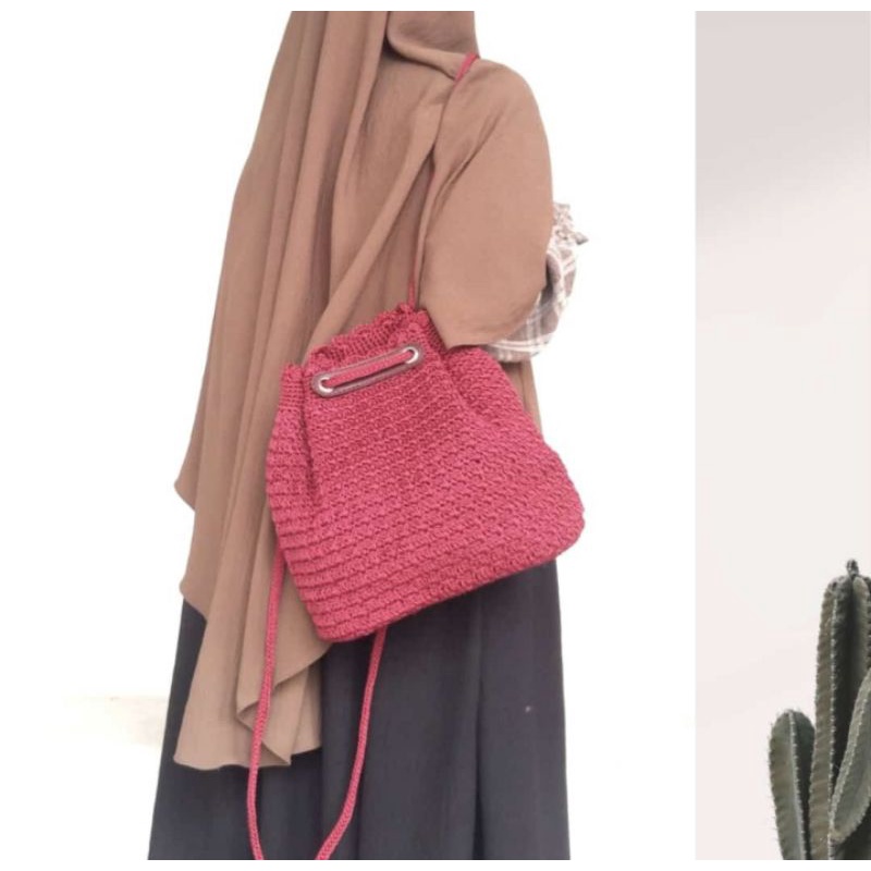 Edies Ransel Rajut Nilon Mini Waterproof Nylon