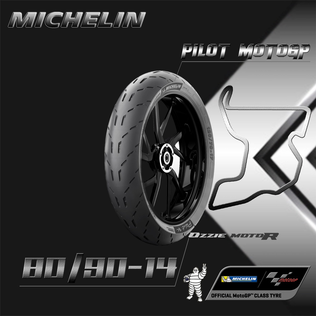 Ban MICHELIN PILOT MOTOGP ALL VARIAN matic tubless ukuran 70/90-14 | 80/90-14 | 90/80-14 | 90/90-14 | 100/80-14 | 100/90-14 MIO,BEAT,NEX,VARIO,PCX,LEXY ORIGNAL 100%