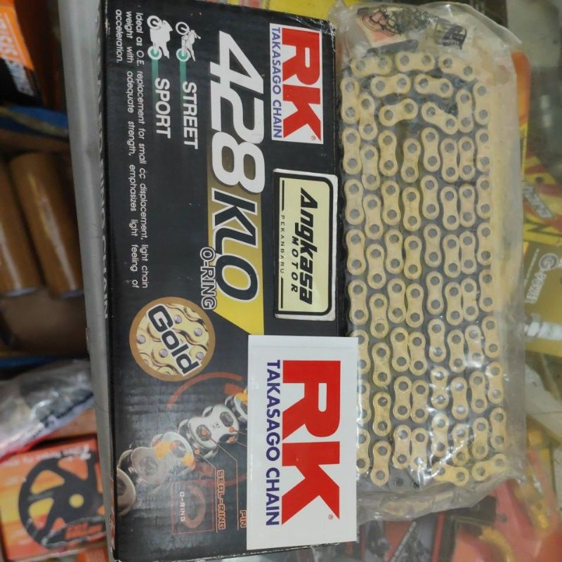 rantai racing rk takasago KLO ORING 428 140L O SEALED RING CHAIN