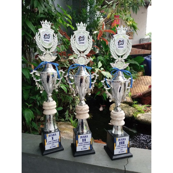 Jual Piala Mahkota Lencana Silver Cup Tinggi Piala Cup Piala Marmer Cup Silver Piala Juara