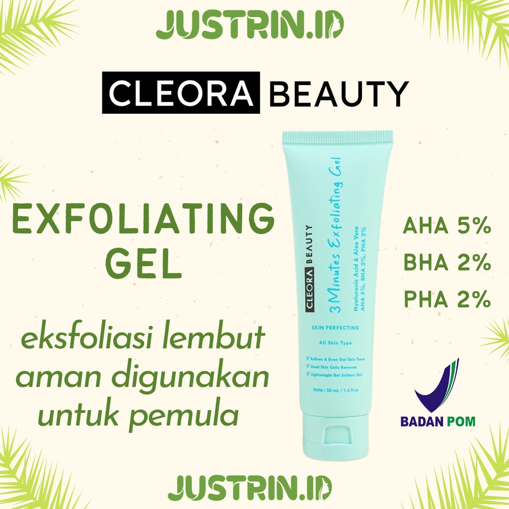 Jual Cleora Beauty 3 Minutes Exfoliating Gel Intensive Glow Mask