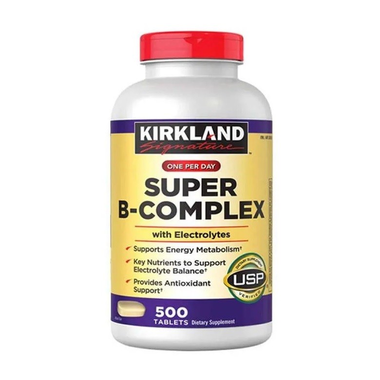 Kirkland Kirland Super B Complex Kompleks Electrolytes Kirklan Kirlan Komplek Energy Metabolism Anti