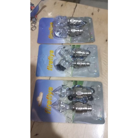 Tutup pentil LED 7 warna karakter