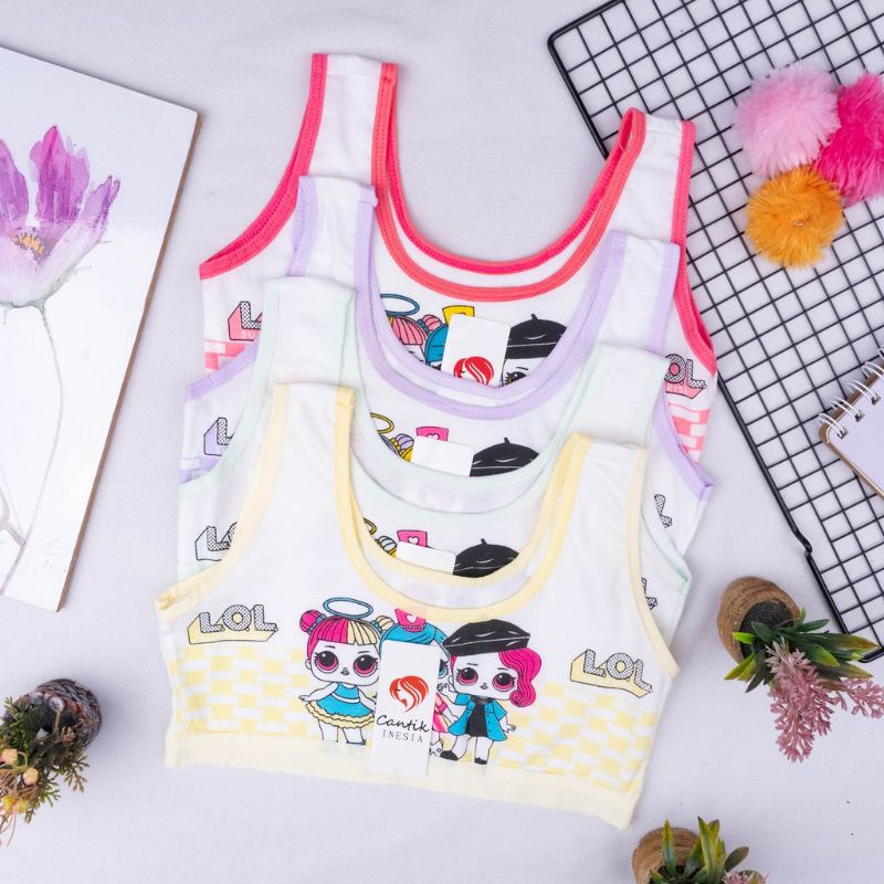 [BISA COD] 6PCS BH KUTANG ANAK REMAJA MINISET ANAK SD