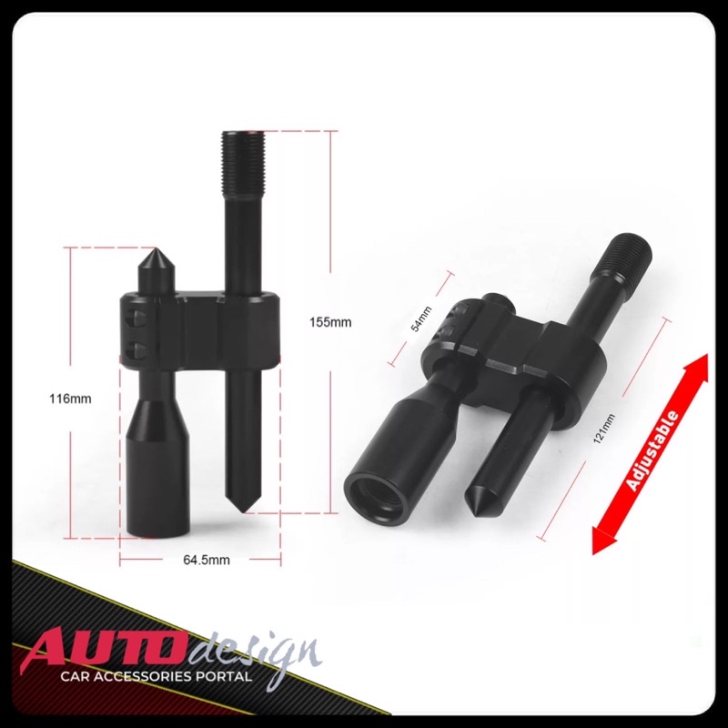 Peninggi Shift Knob Tuas Extender Persneling Mobil Adjustable Alumunium