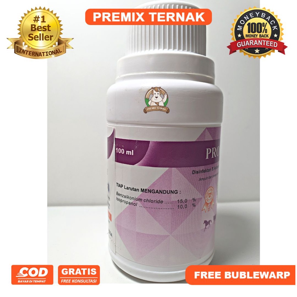 PROFECTAN 100 ml - Desinfektan &amp; Antiseptik  Spektrum Luas untuk lingkungan dan kandang