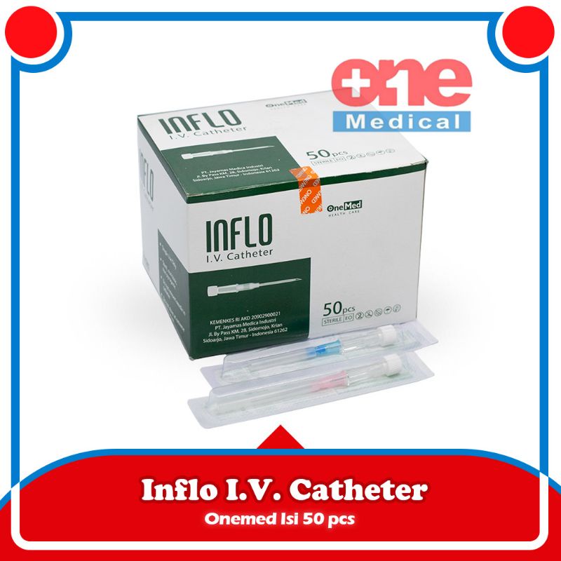 Inflo IV Catheter Surflo 18G 20G 22G 24G OneMed