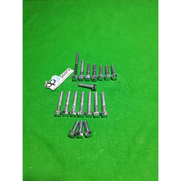BAUT MESIN BLOCK BLOK KALTER KANAN KIRI BAK MAGNET BAK KOPLING YAMAHA YT115 KUNCI T8