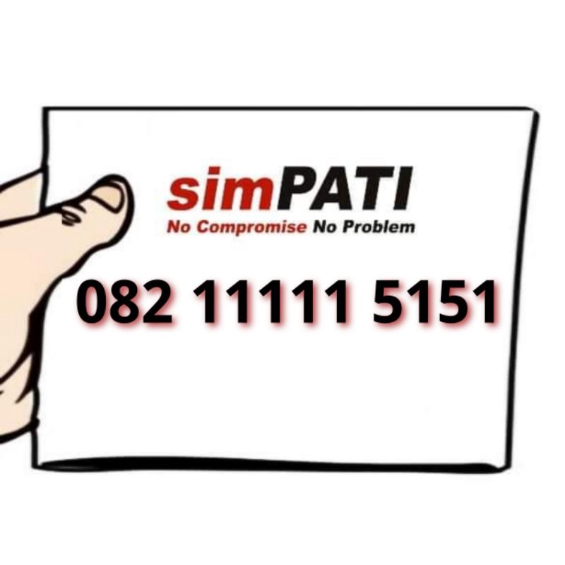 Nomor Cantik simPATI PANCA 11111 serian rapi