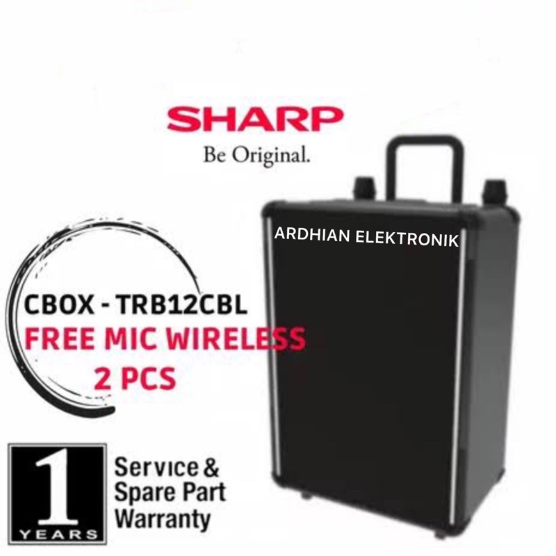 SPEAKER SHARP CBOX TRB12CBL BLUETOOTH