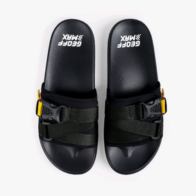 Geof max sandal pria - Xenia black yelow