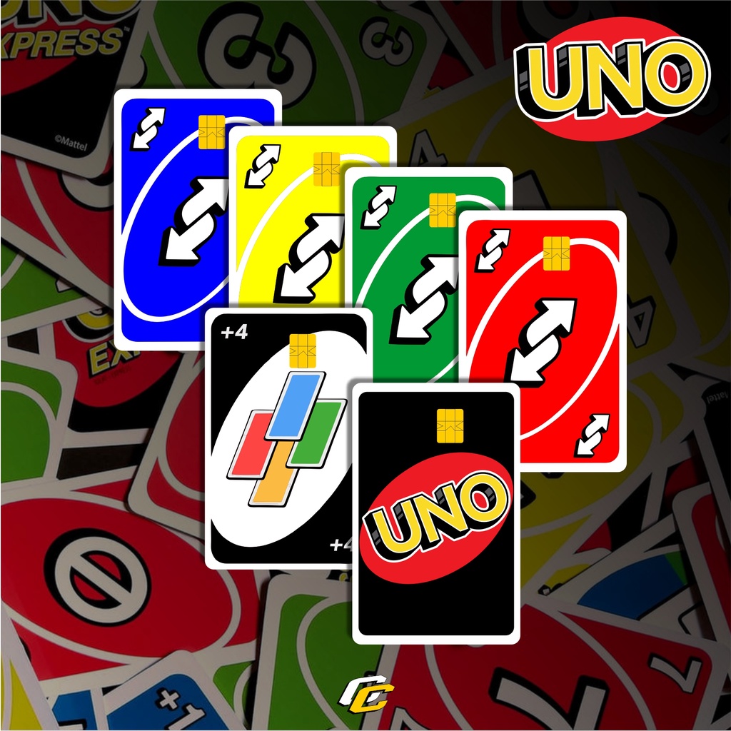 

UNO CARD STICKER | SKIN CARD KARTU ATM FLAZZ EMONEY STIKER PELINDUNG KARTU MOTIF KARTU UNO GAME
