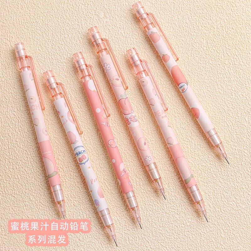 

0.5mm Pensil Mekanik Motif buah dan milky Cute pensil mekanik unik pencil mechanical