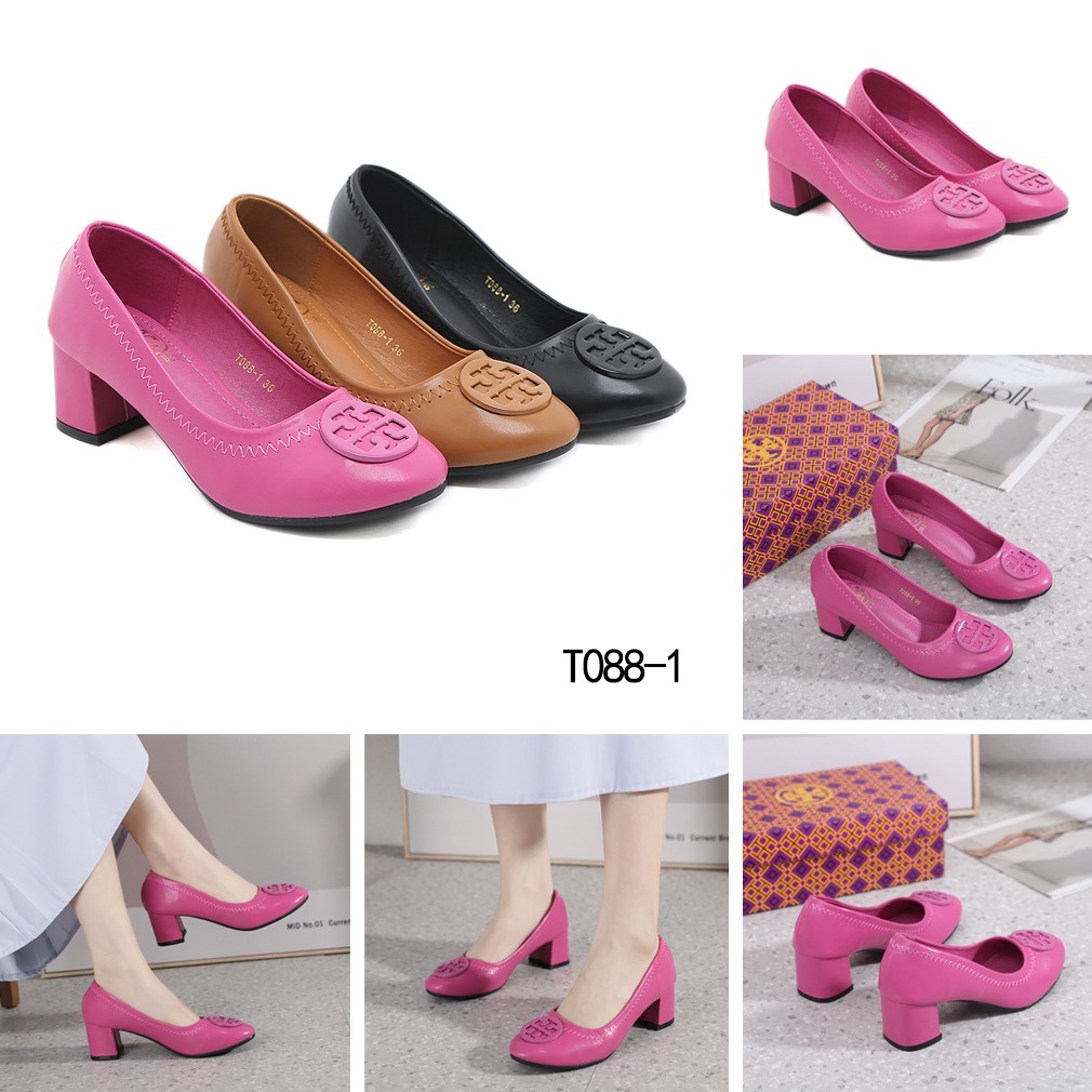 TBLeather New Heel Pumps T088-1