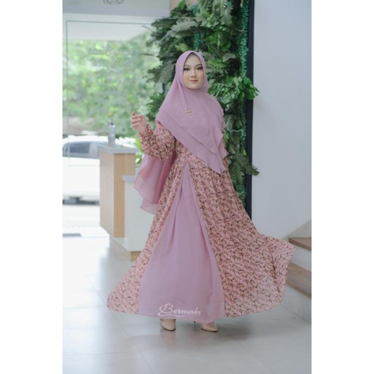 Gamis syari ceruty babaydoll Alana diana  by bermerks