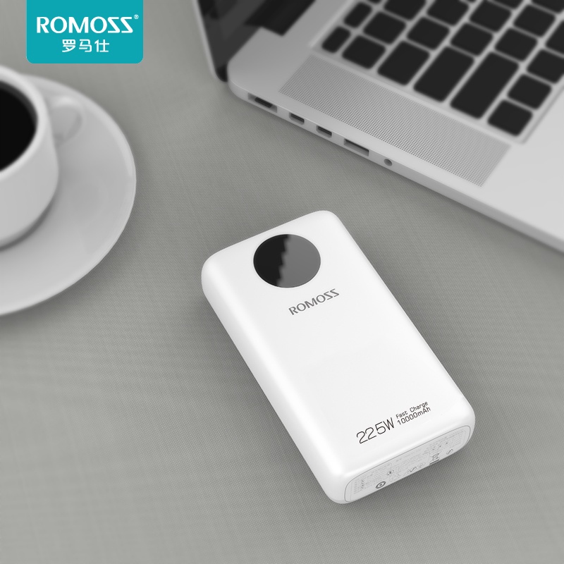 Romoss SW10PF 10000mAh Powerbank 22.5W PD20W 3 input and 3 output Fast Charging Power Bank Applicable to mobile phones and tablets