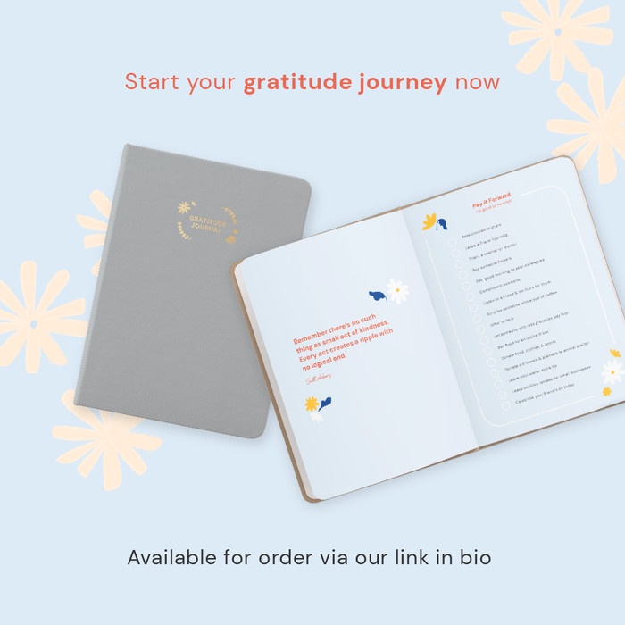 

Jurnal Thre Gratitude Journal / Buku Jurnal Harian Thre Design