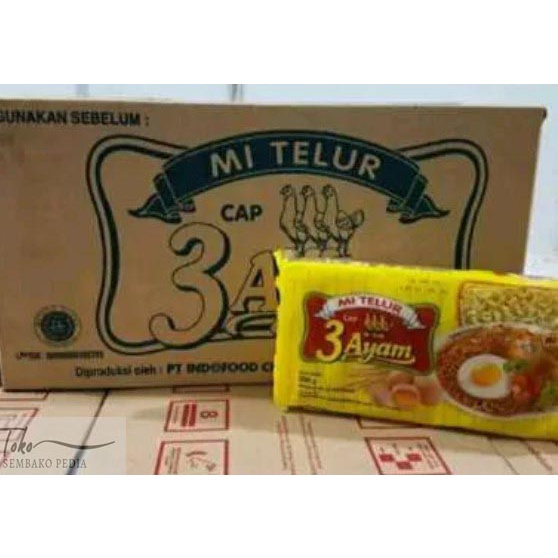 

Mie Telor Cap 3 Ayam per Dus isi 20 Pcs