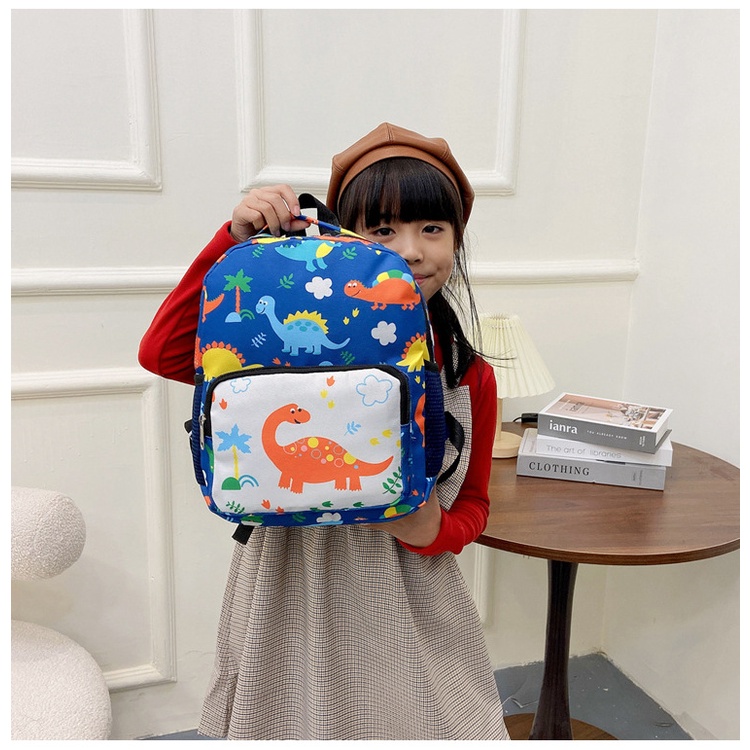 Serenity Tas Ransel Anak Unisex Motif Dino Terbaru Import / Tas Sekolah Anak - 551