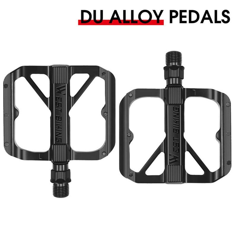 Lanfy Pedal Sepeda Gunung Jalan Mountain Bike 9per16 &quot;Kuatan Tinggi Non-Slip Anti-Slip Paduan Aluminium Saddle Wide Pedal