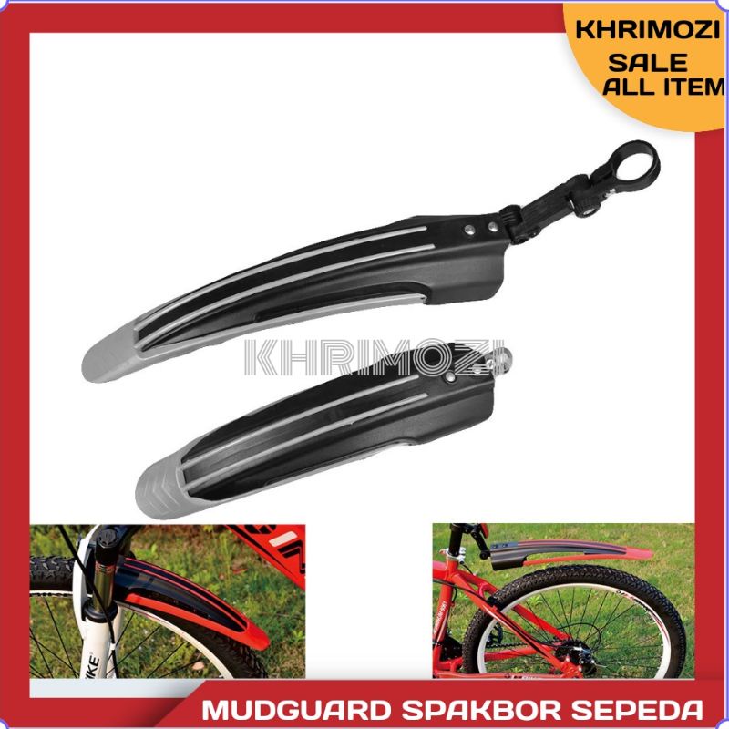 Spakbor sepeda depan dan belakang