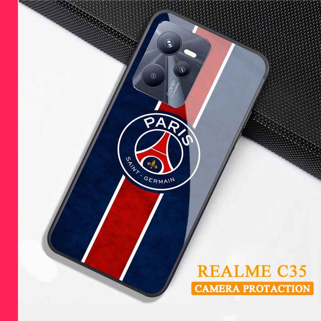 Softcase Glass Kaca REALME C35 - Case Handphone REALME C35 [T81]