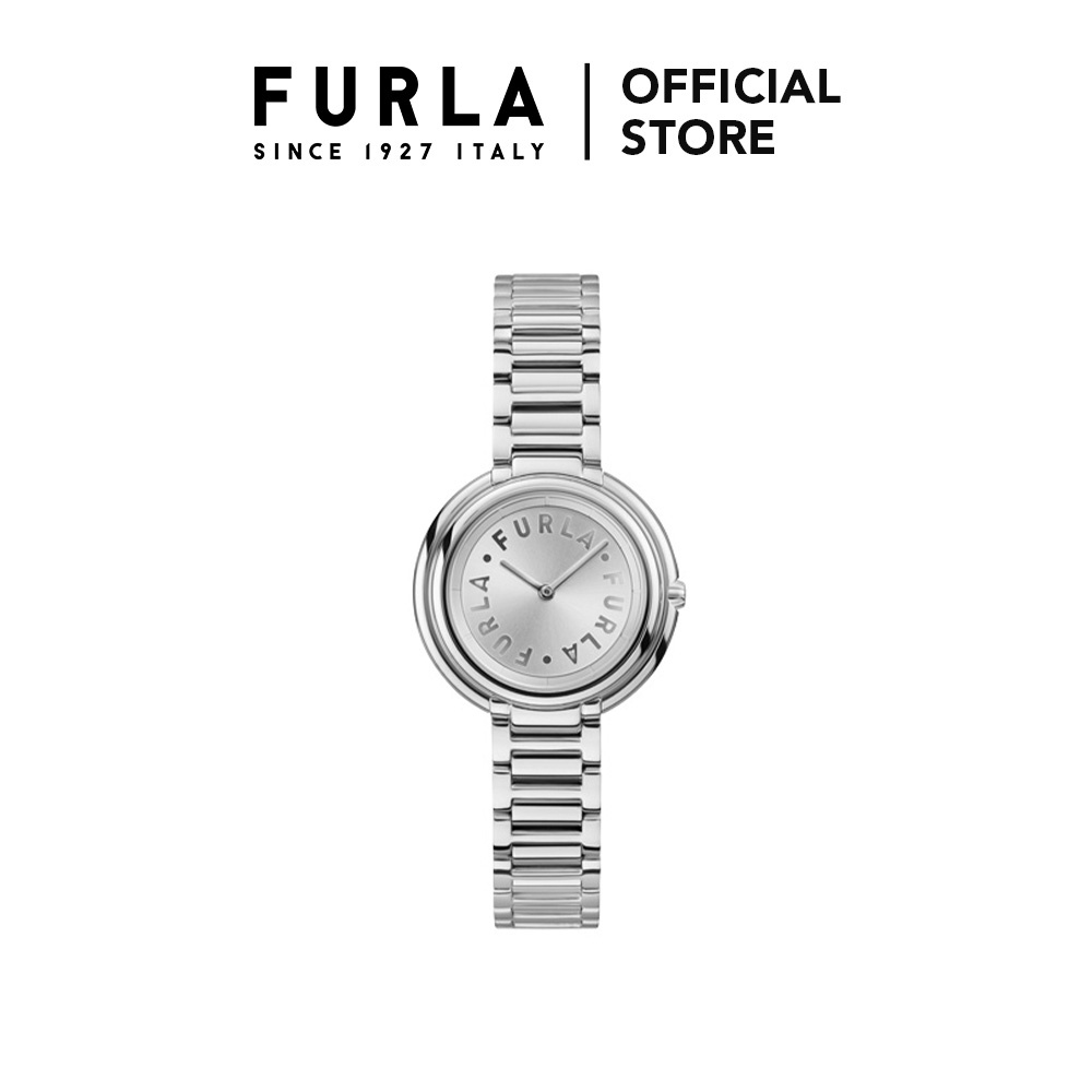 FURLA - Icon Shape Silver Tone Case Silver Dial Watch