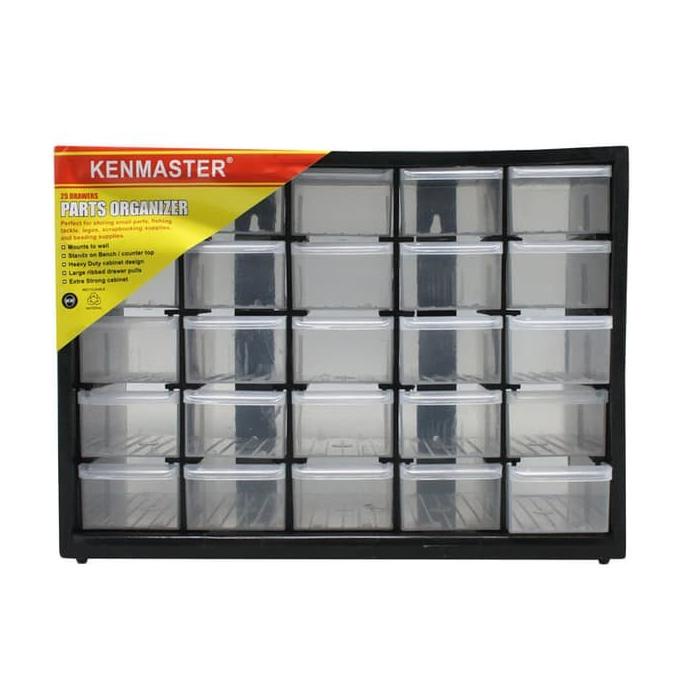 Rak Susun 25 Laci / Rak sparepart 25 Slot Kenmaster