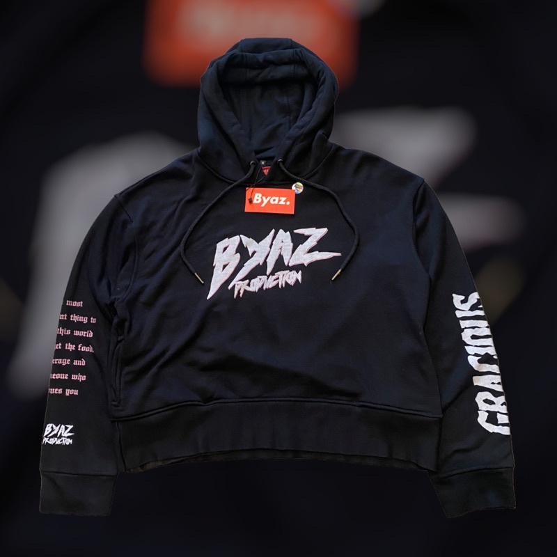 Hoodie BYAZ Crop Oversize Unfinished GRACIOUS X FAHRAT