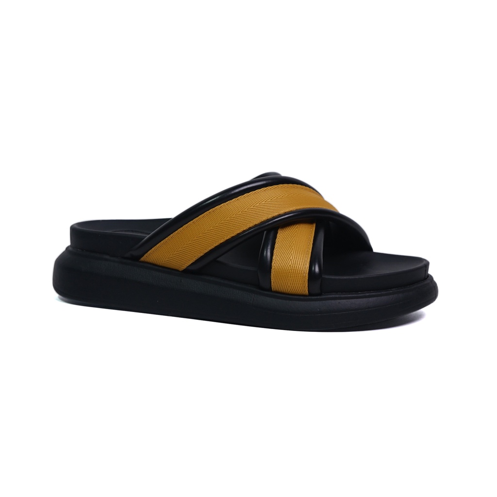 Adarastore - Dunkenstock ZOEY Sandal Casual Wanita Model Silang Sendal Cewek Tinggi 5 Cm