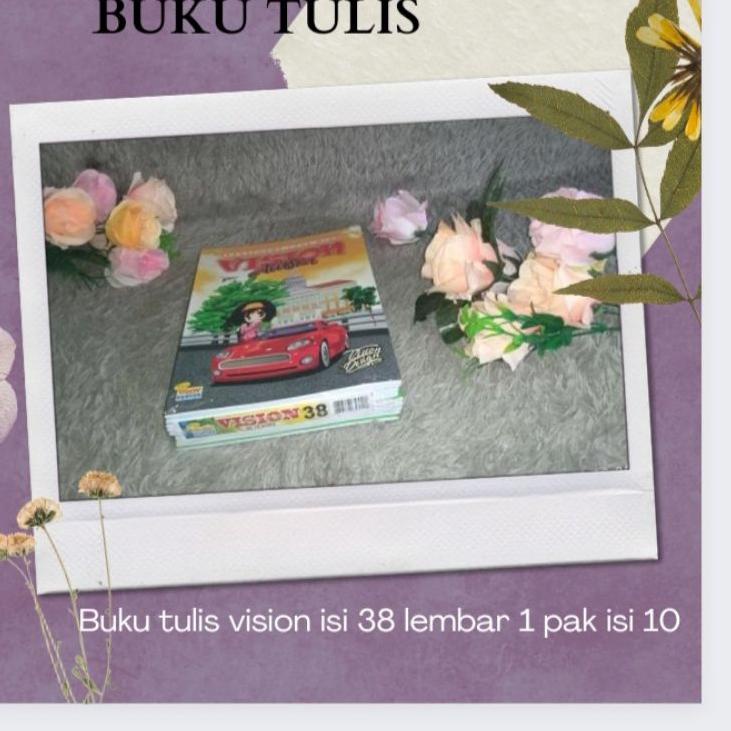 

PALING BAGUS buku tulis vision isi 38 lembar ♬ 852