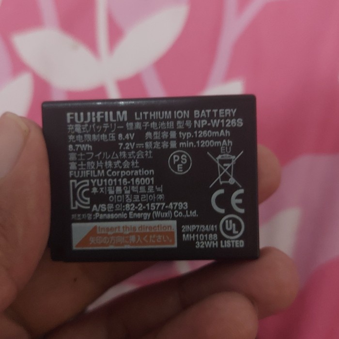 Baterai kamera fujifilm NP W126 NP W126S Original Fujifilm copotan xt